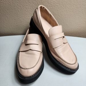 Bcbgeneration Womens |9| Sabin Block Platform Loafers In Frappe